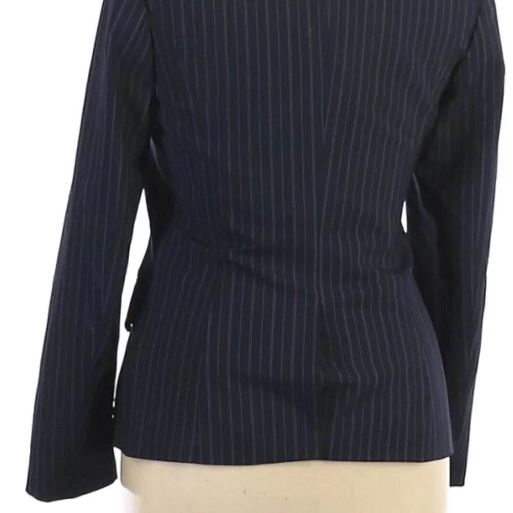 H Hilfiger blue &White pinstripe Wool Blazer‎